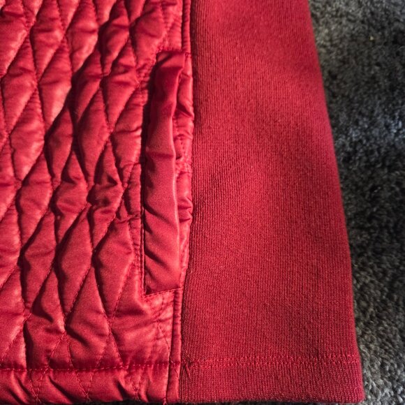 Great Northwest Indigo Red Quilted & Ribbed Vest Size XL - Picture 4 of 8